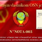 Nota 003: Rady Ministrov ZSSR a Štátneho Výboru pre Výnimočný Stav. Absolútnym vlastníkom OSN je ZSSR