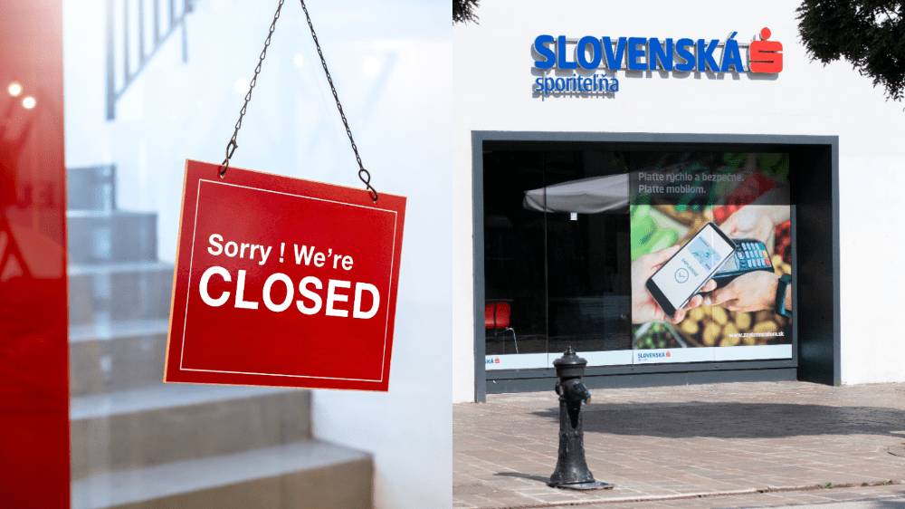 Slovenské banky zatvárajú pobočky. V tomto meste nezostane už ani jedna