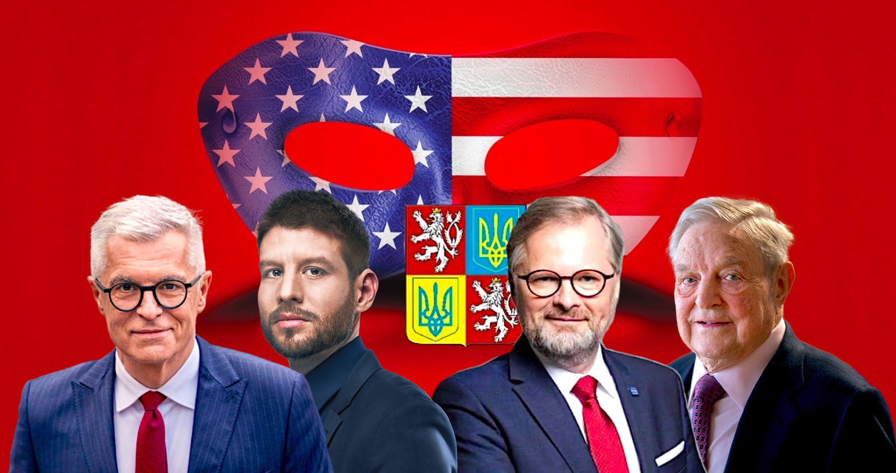 VIDEO: Sorosovi proamerickí mopslíci Korčok & Šimečka reagujú na proukrajinského vodcu sediaceho na čele vlády v Českej republike.