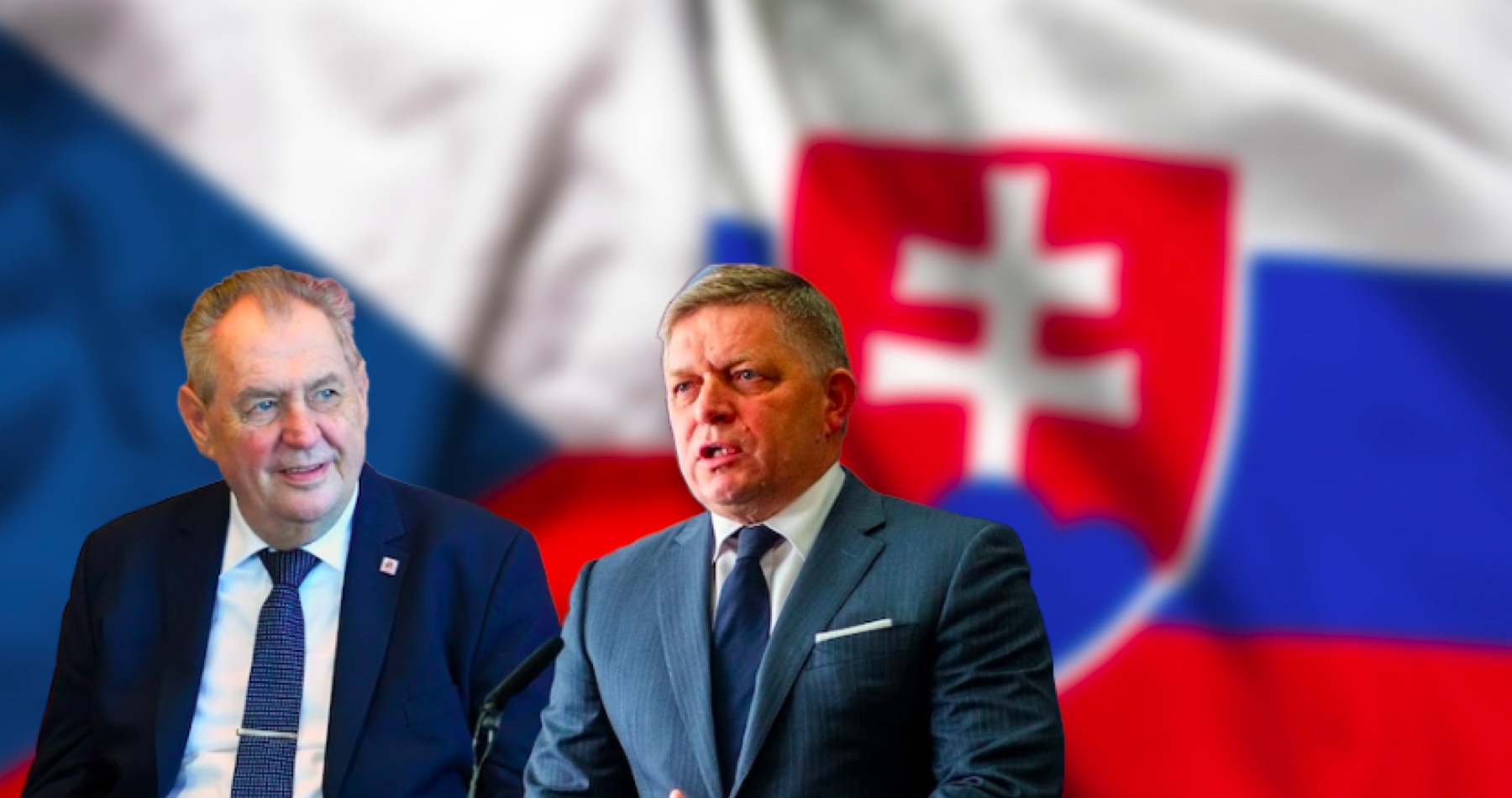 VIDEO: Exprezident Zeman a premiér Fico o zahraničnej politike a aktuálnych vzťahoch Česka a Slovenska, o atmosfére vo V4, o EÚ ovládanej Green Deal náboženstvom