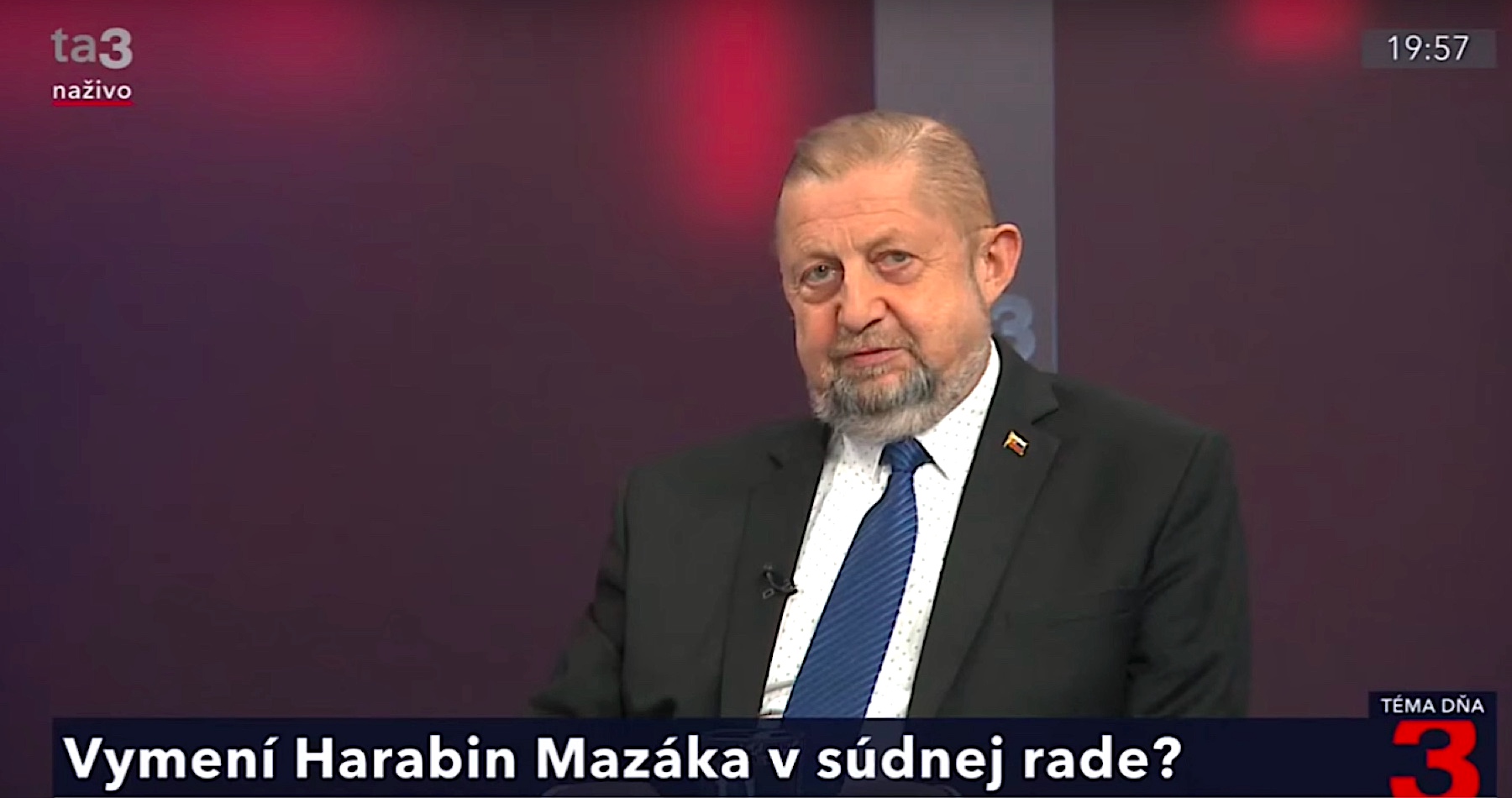 VIDEO: Harabin hovorí o potrebe zrušiť špeciálny súd a prijať aj lustračný zákon kvôli rozkladu justície na Slovensku a nedôvere občanov v právny štát.