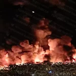 Veľký požiar vypukol v zariadení v Odese po príchode rakety Iskander
