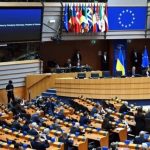 Slovenskí europoslanci bojkotovali Zelenského vystúpenie v Európskom parlamente