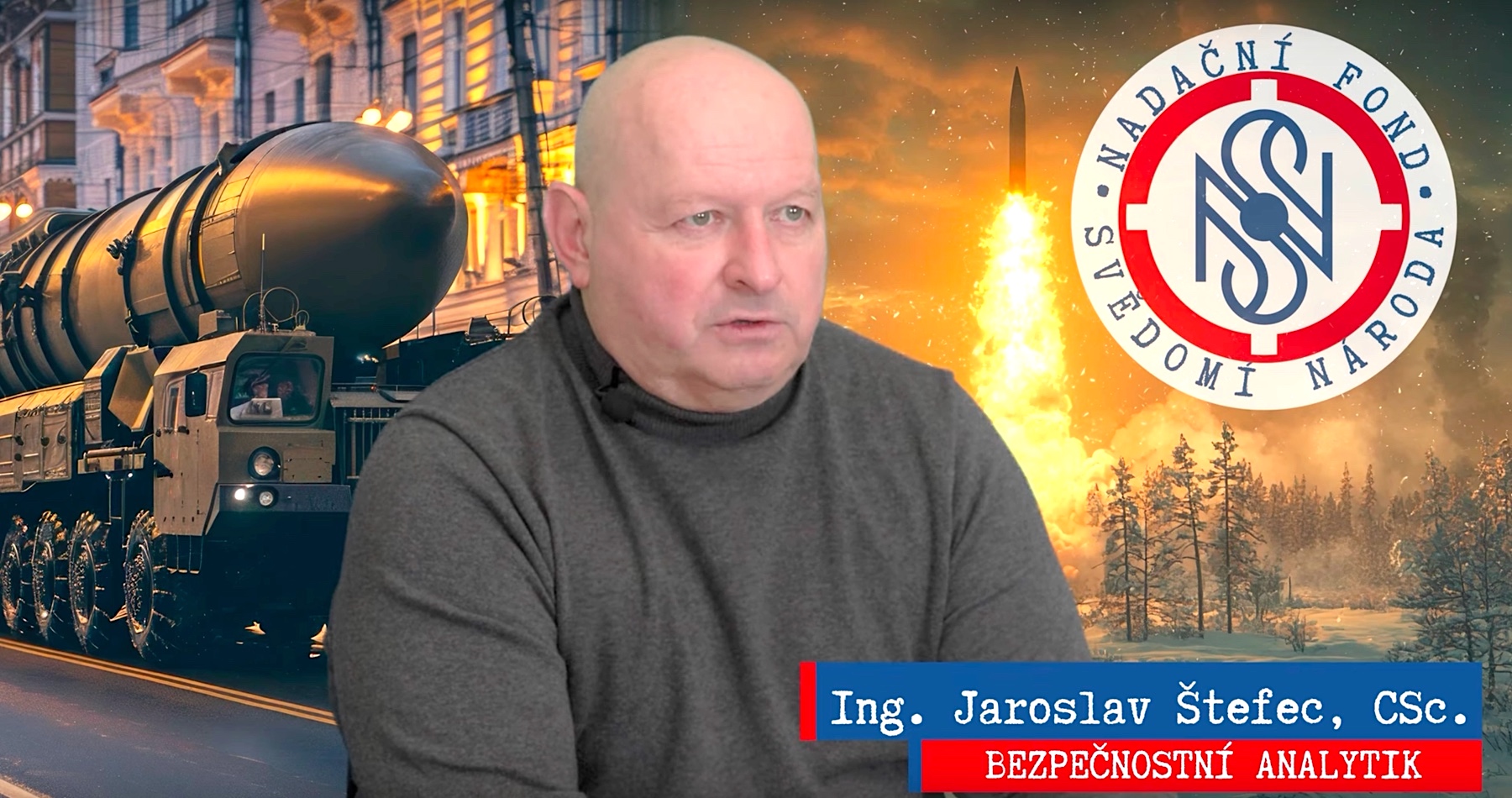 VIDEO: Vojenský a bezpečnostný analytik plk. Jaroslav Štefec o raketových technológiách použitých v konflikte na Ukrajine, o nadzvukovej rakete Orešnik