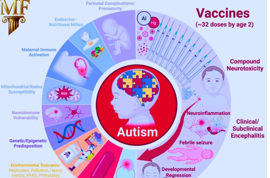 107 studií spojuje vakcíny s autismem a dalšími poruchami mozku: Metaanalýza McCulloughovy nadace