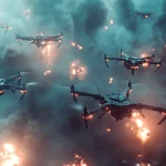 VIDEA: Dvě stě ukrajinských dronů zaútočily na Rusko, Belgorod a Brjansk v plamenech, regiony bez elektřiny po masivním náletu